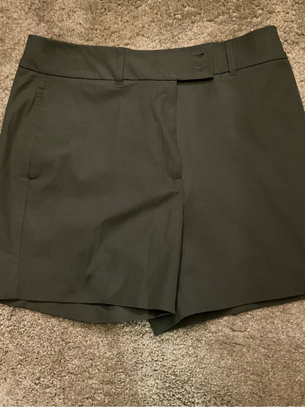 White House Black Market Black Tailored High-Rise Shorts